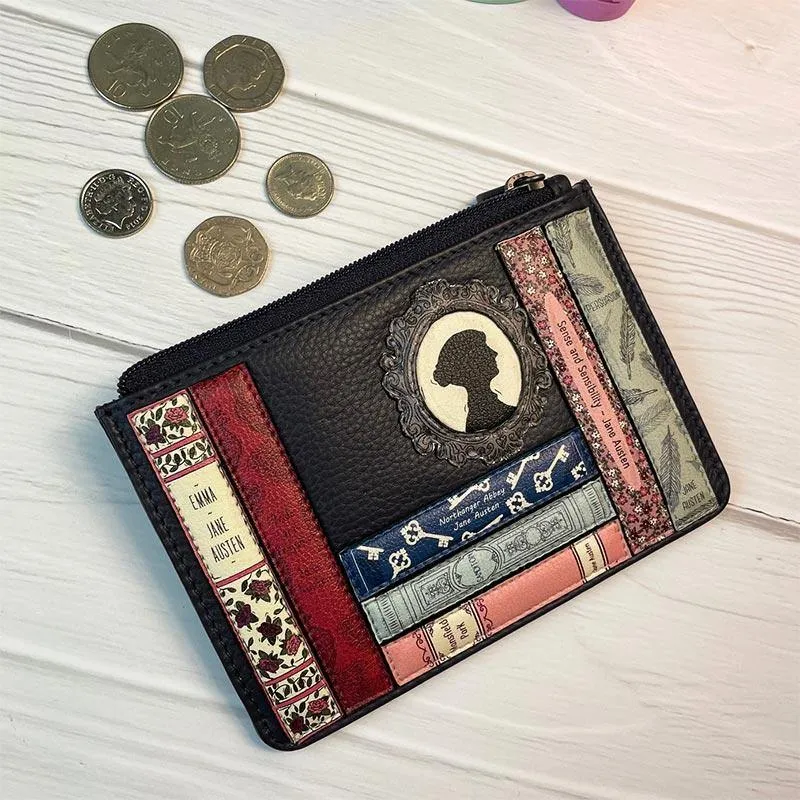 Jane Austen Books Design Purse