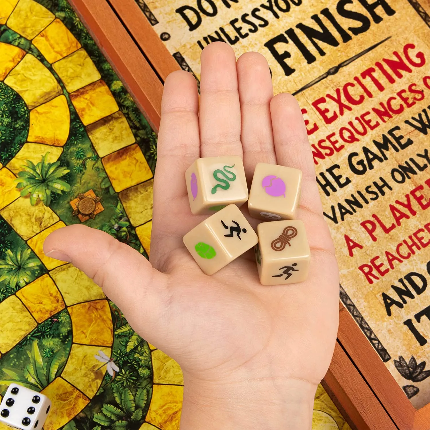 Jumanji Refresh Wooden Box Set Game