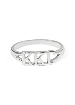 Kappa Kappa Gamma Sterling Silver Ring