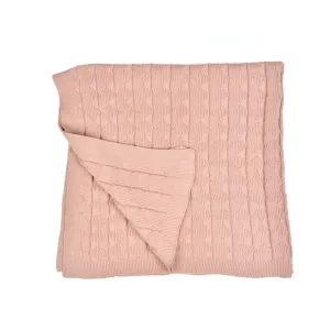 Knitted Cotton Baby Blanket (80x100 cm) | Perfect for Babys Comfort