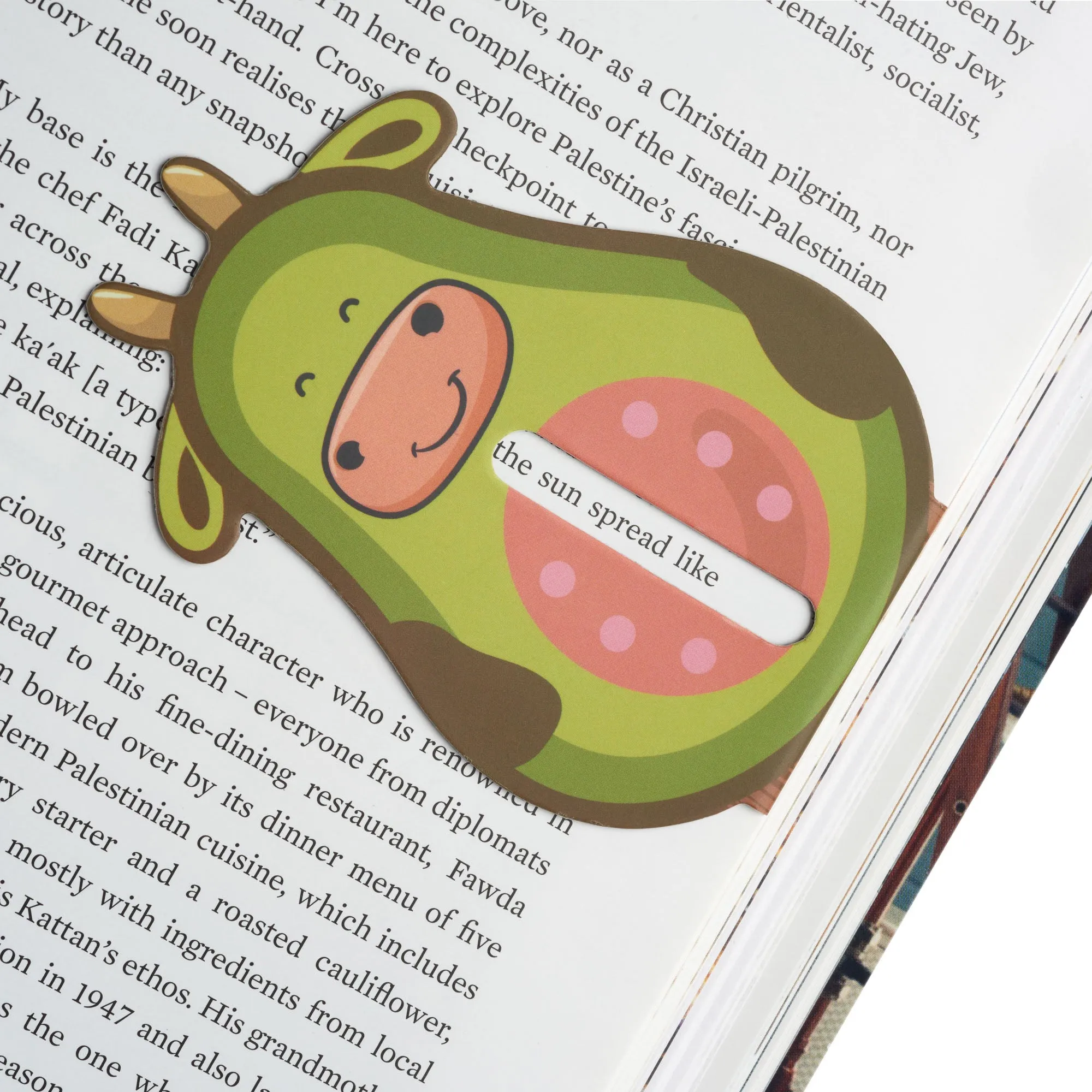Linemarker Set of 2 Magnetic Bookmark (Avocado)