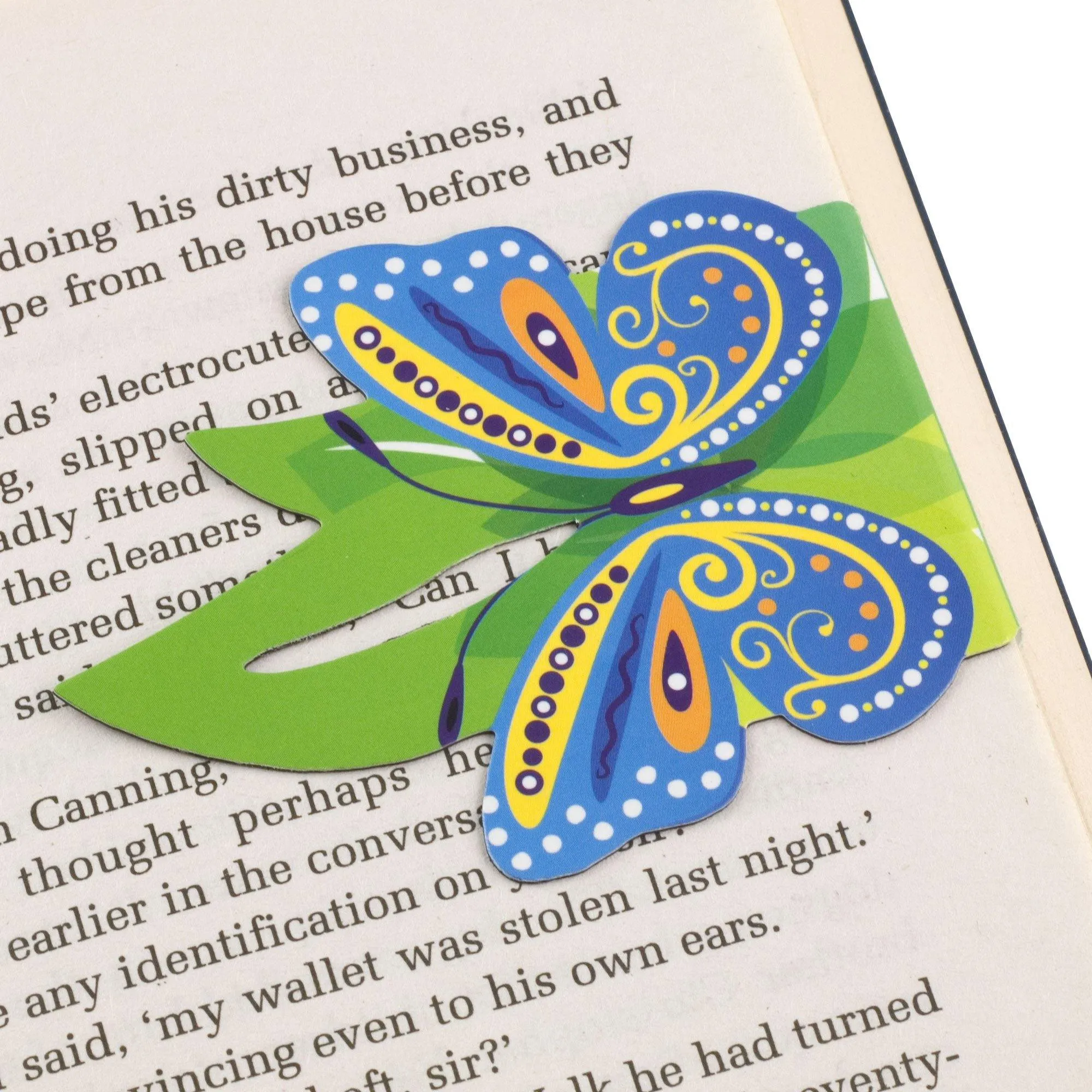 Linemarker Set of 2 Magnetic Bookmark (Butterflies)