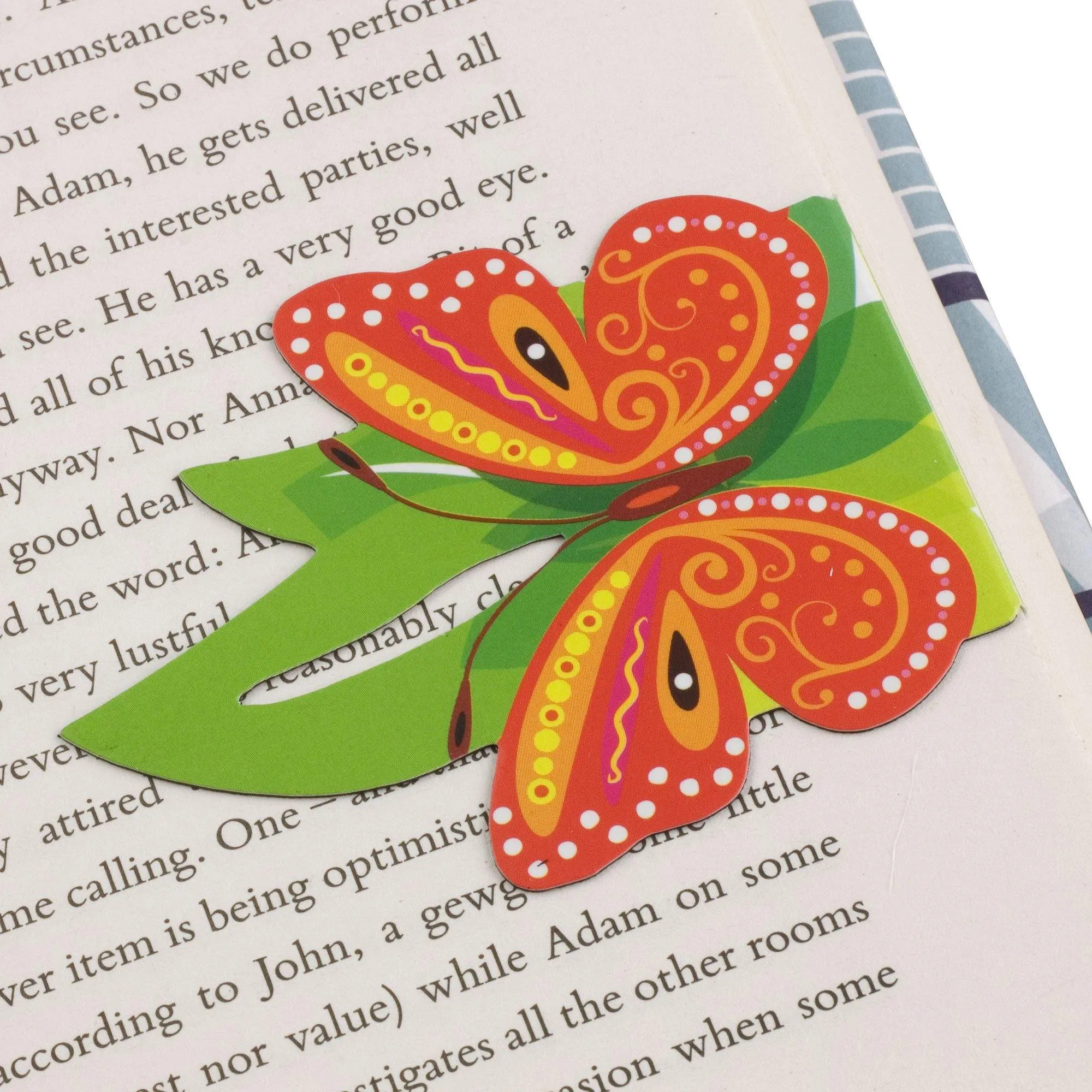 Linemarker Set of 2 Magnetic Bookmark (Butterflies)