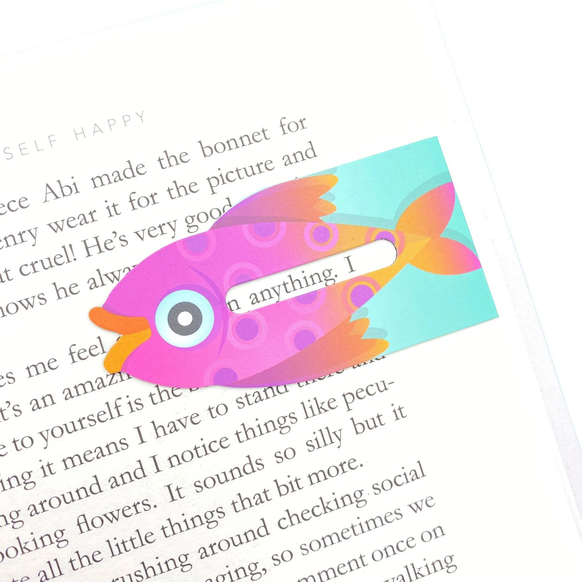 Linemarker Set of 2 Magnetic Bookmark (Fish)