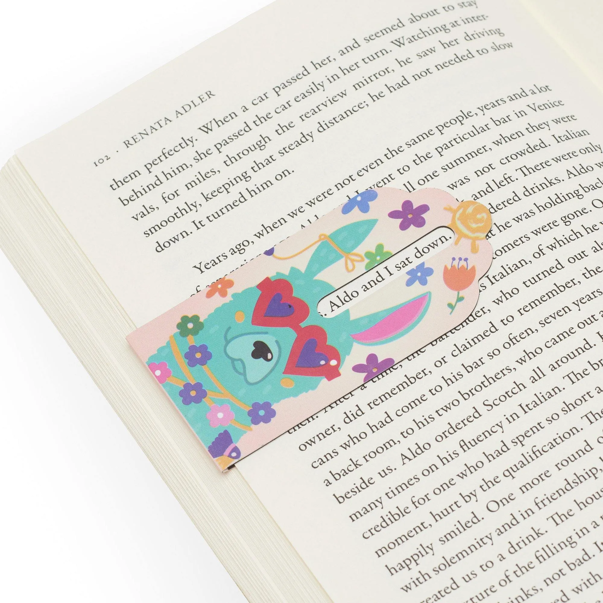 Linemarker Set of 2 Magnetic Bookmark (Llama)