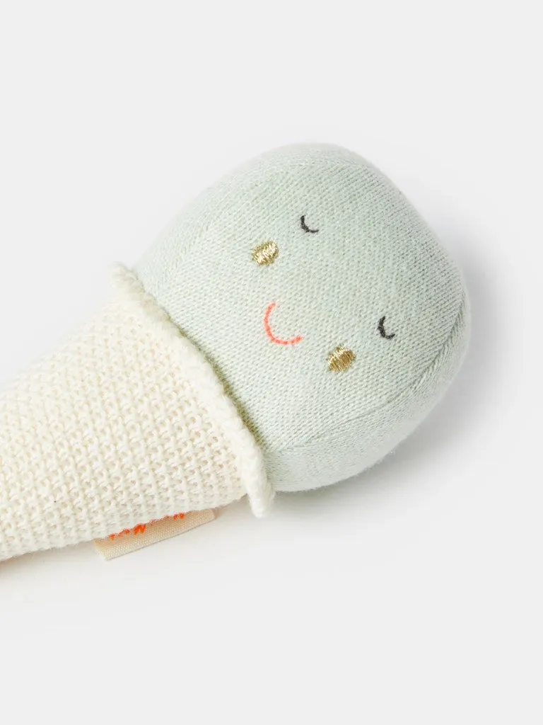 Meri Meri Mint Ice Cream Baby Rattle