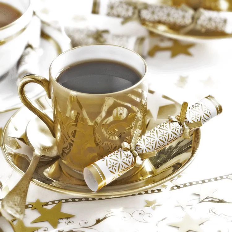 Mini Gold Medallion Decorations for Table Party Favor Crackers