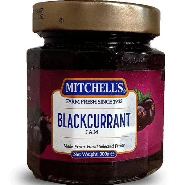 MITCHELLS BLACK CURRANT JAM 300GM