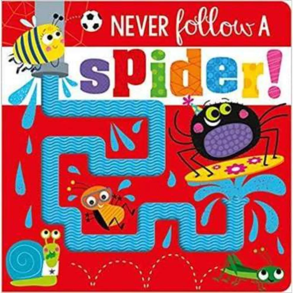 NEVER FOLLOW A SPIDER! SILICONE TOUCH AND FEEL