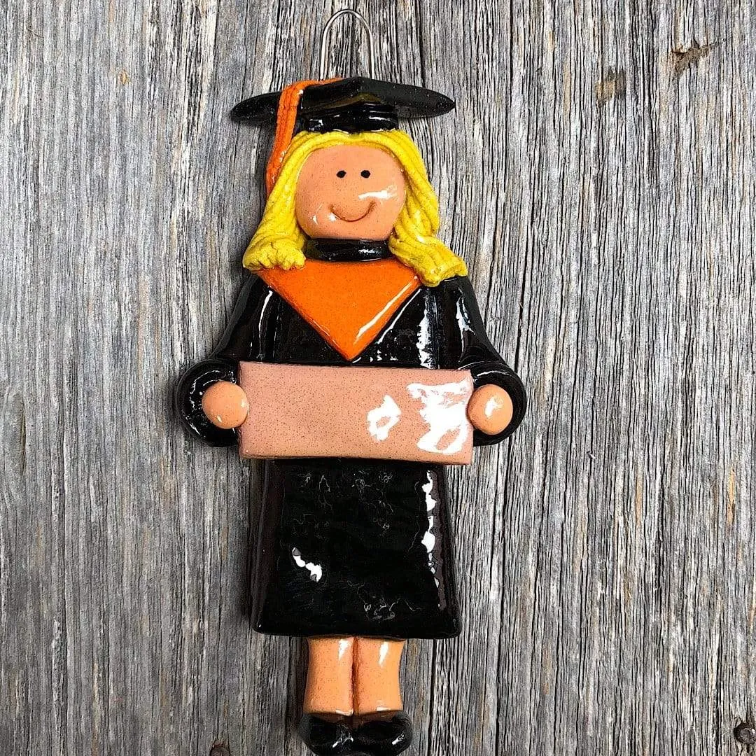Orange and Black Graduate