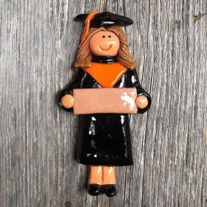 Orange and Black Graduate