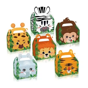 Party Favor Box | Safari Animal | 12 Pcs