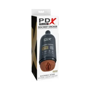 PDX Plus Shower Therapy Soothing Scrub - Brown