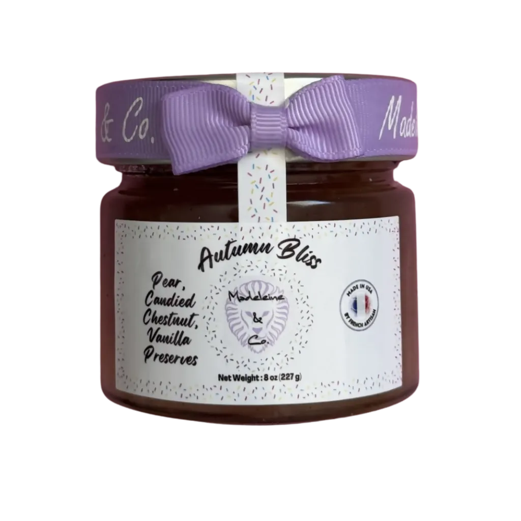 Pear Chestnut Vanilla Preserves - Autumn Bliss