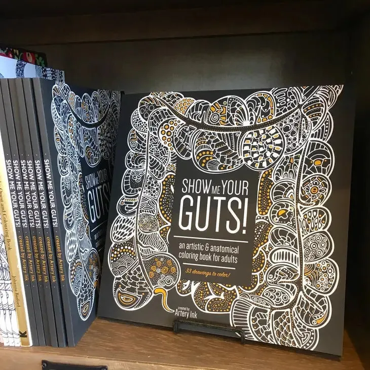 Show Me Your Guts! Coloring Book