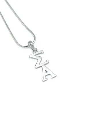 Sigma Alpha Sterling Silver Lavaliere