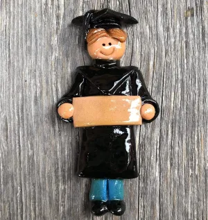Solid Black Gown Graduate