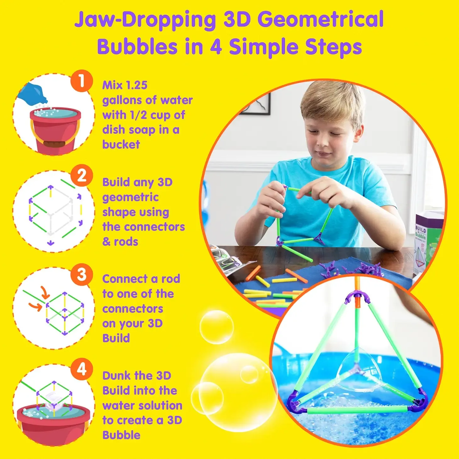 South Beach Bubbles Build-a-Bubble: 3D Bubble Kit