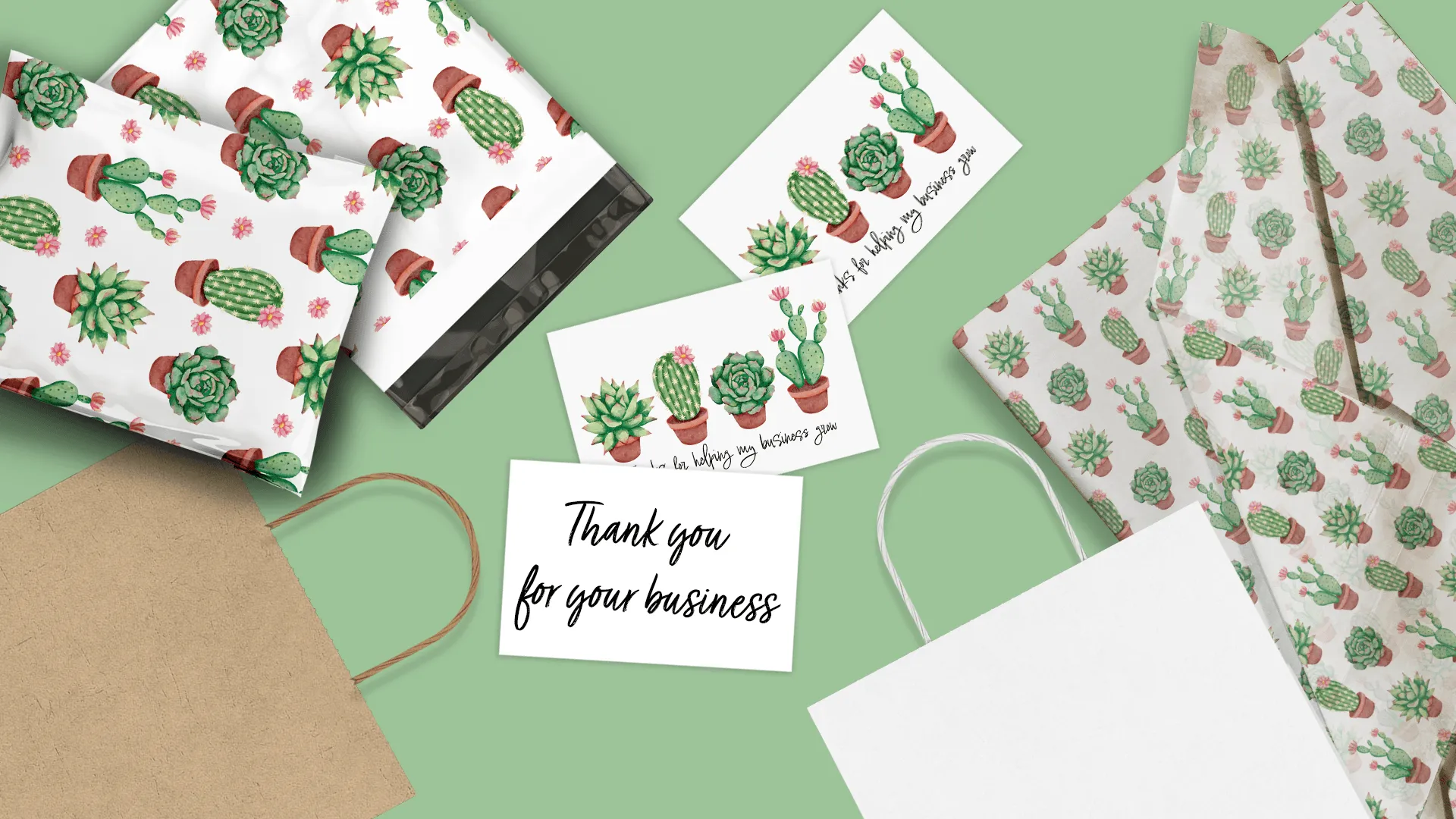 Succulent Insert Cards
