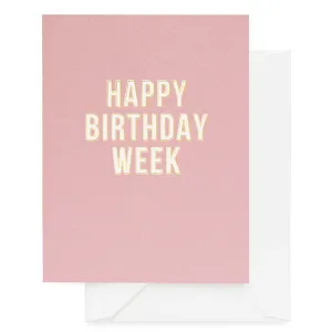 SUGAR PAPER | Happy Birth Week