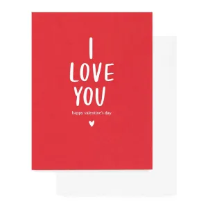 SUGAR PAPER | Valentine's I Love You Card