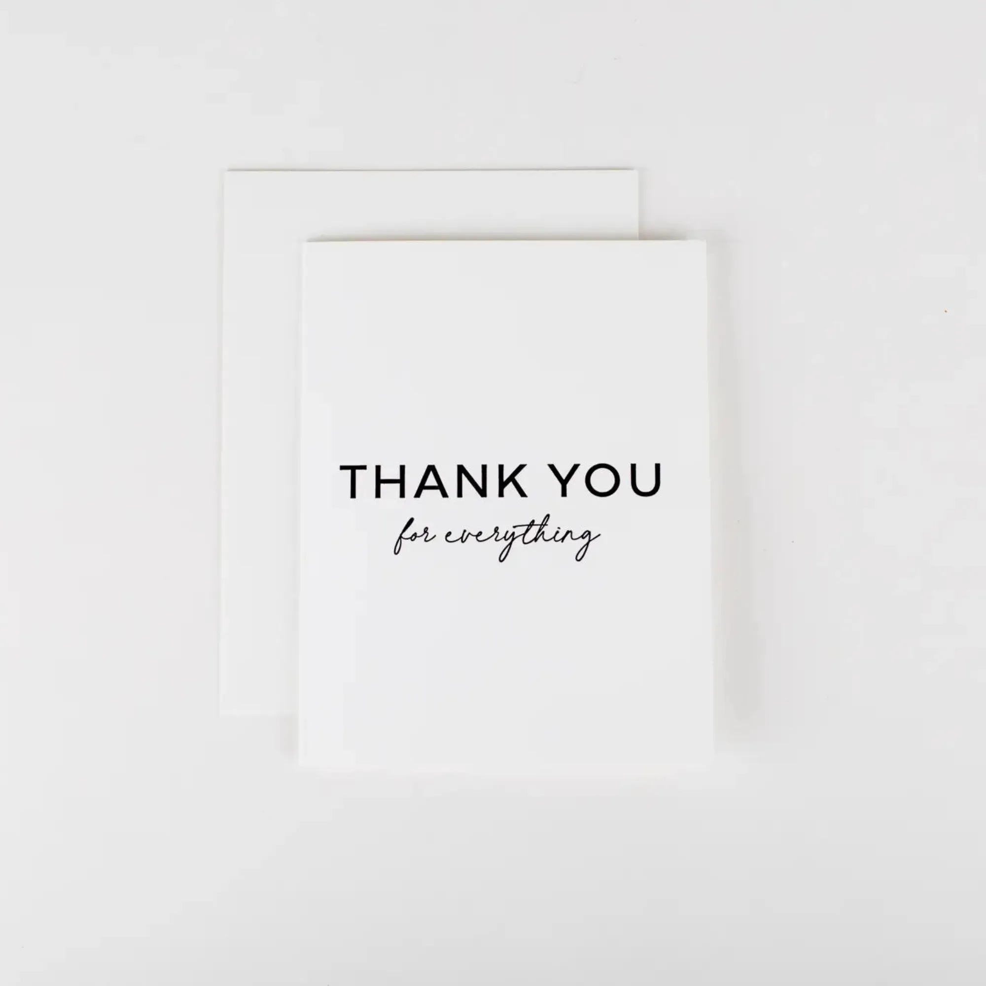 Thank You For Everything Card
