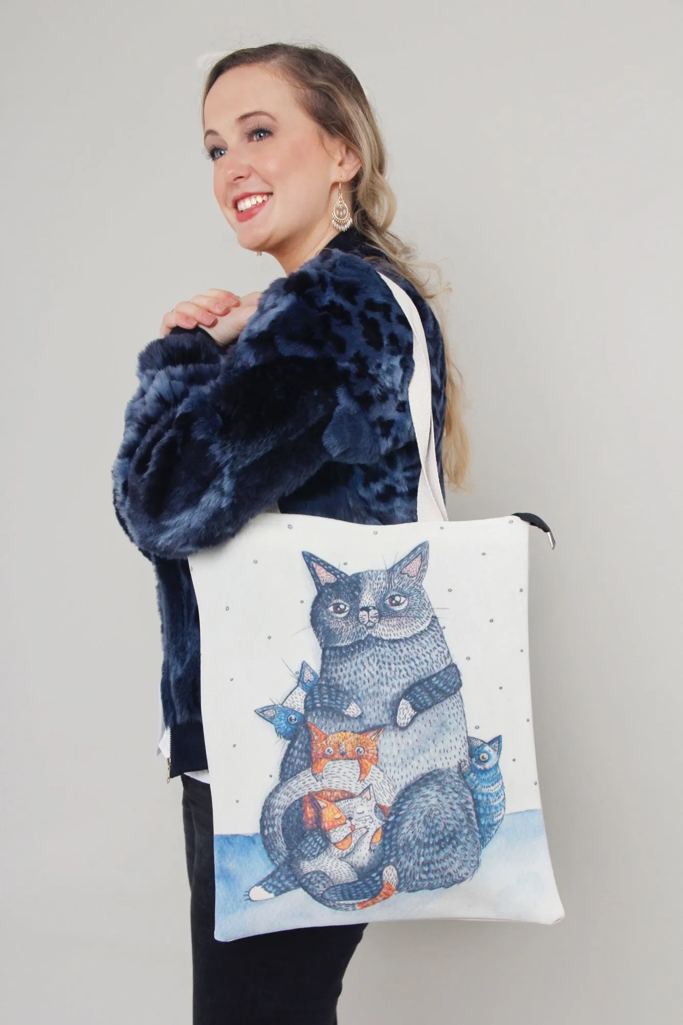 Tote Bag - Cat & Kittens