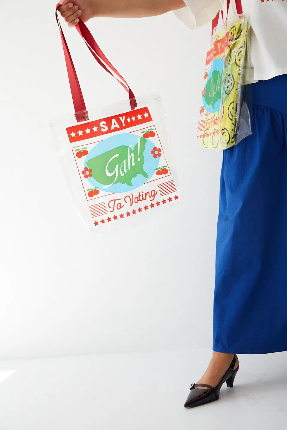 Vinyl Tote - Say Gah to Voting