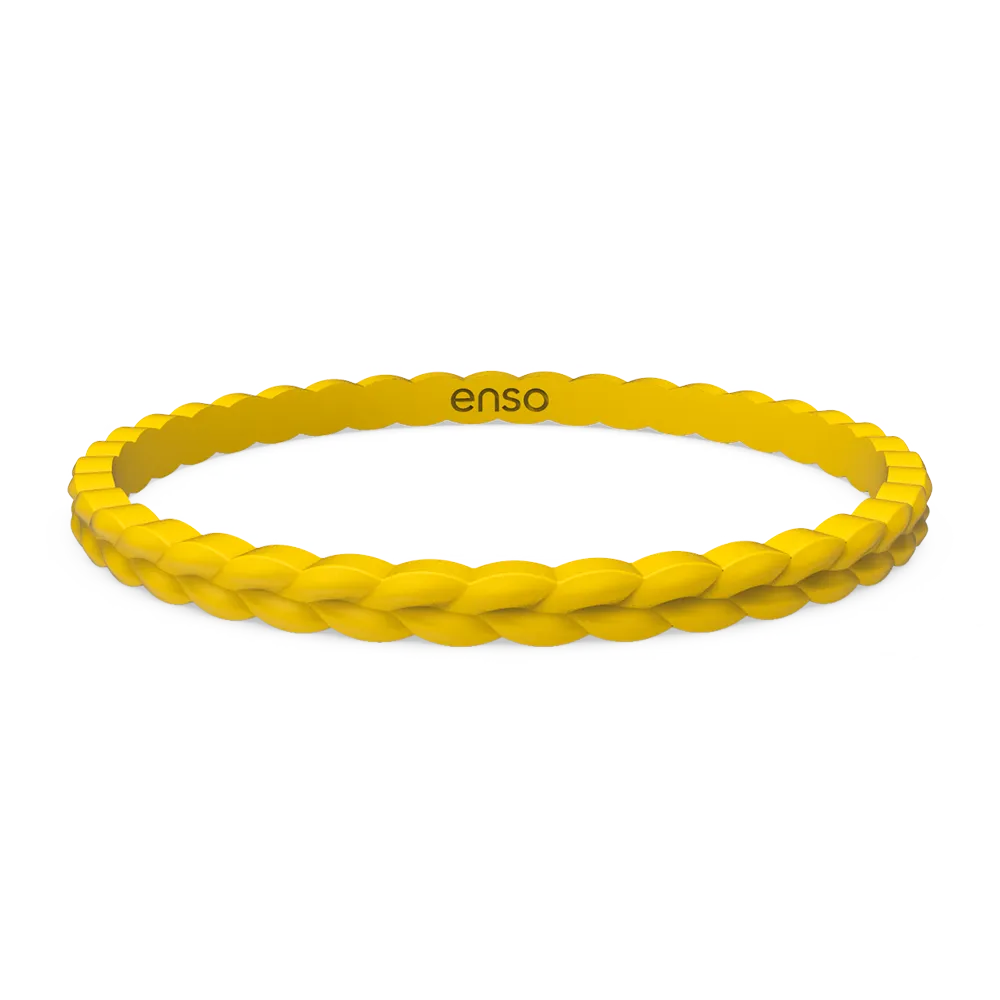 Weave Stackable Silicone Bracelet - Sunset