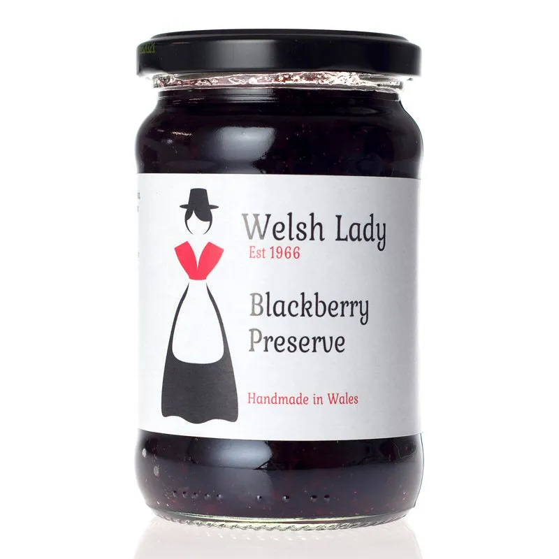 Welsh Lady 340g Blackberry Preserve