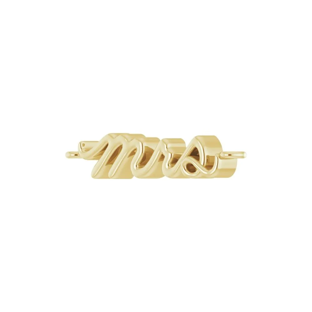 Yellow Gold Permanent Bracelet 'Mrs' Link 2002070:101:S