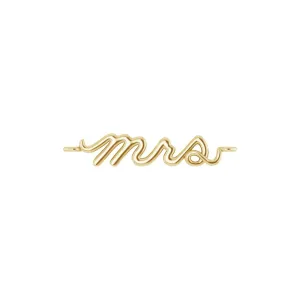 Yellow Gold Permanent Bracelet 'Mrs' Link 2002070:101:S