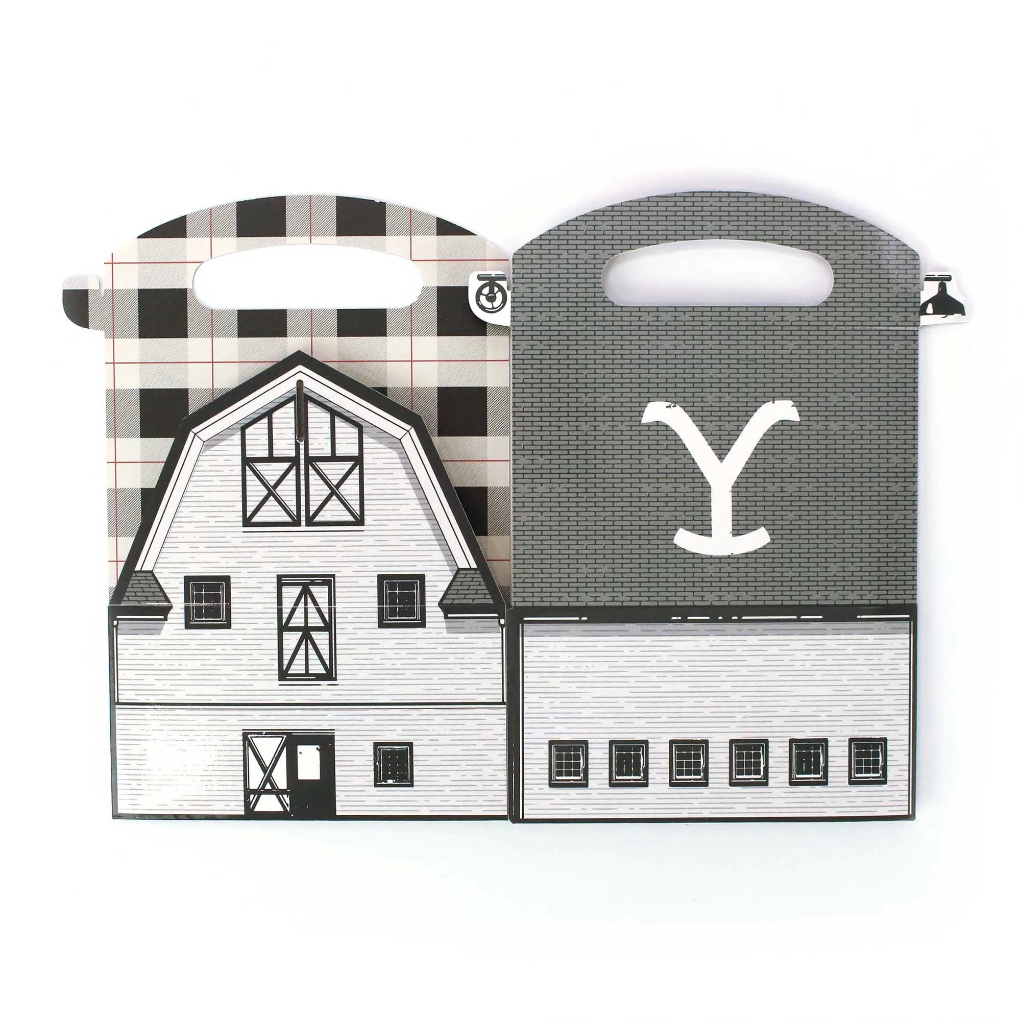 Yellowstone Barn Favor boxes (Set of 8)